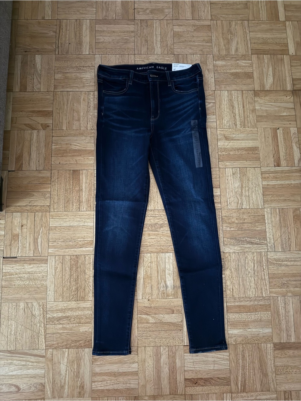 American Eagle Outfitters Dark Blue High-Rise Jegging
